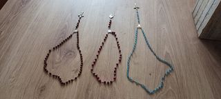 Colección 3 rosarios diferentes