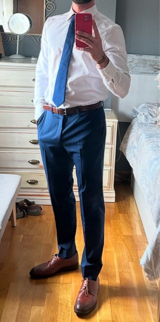 Traje Zara entero M con corbata y camisa Zara S 