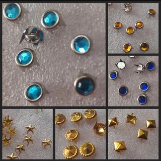 Lote 25 tachuelas - 6 modelos