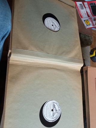 Discos pizarra y album música clasica