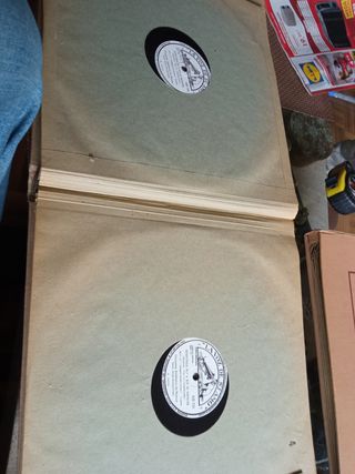 Discos pizarra y album música clasica