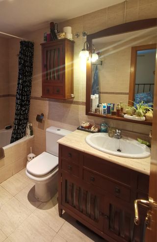 Muebles baño, Espejo, Taza y Bide
