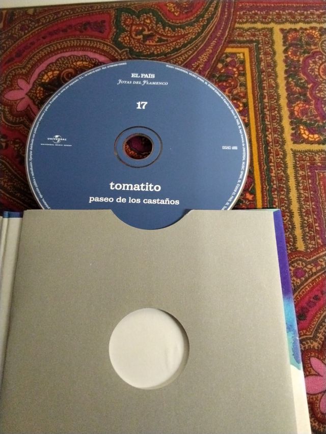 CD+ libro. Tomatito. Paseo de los castaños