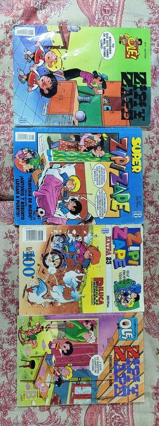 LOTE TEBEOS ZIPI ZAPE MORTADELO Y FILEMON