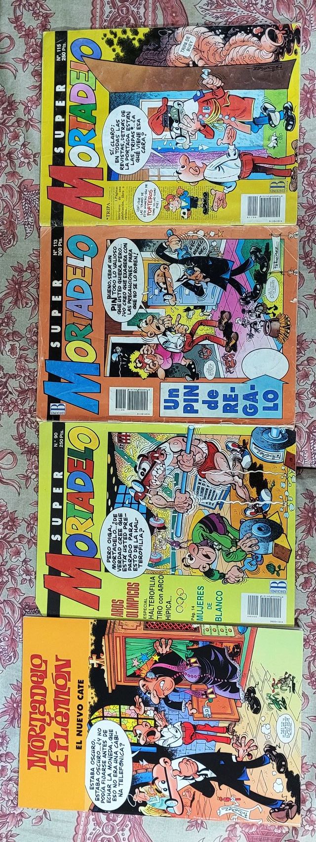 LOTE TEBEOS ZIPI ZAPE MORTADELO Y FILEMON