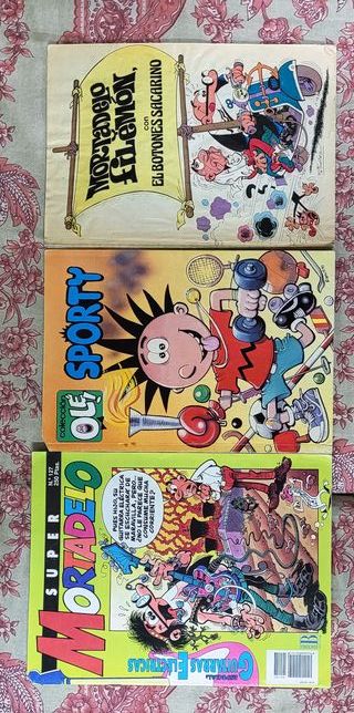 LOTE TEBEOS ZIPI ZAPE MORTADELO Y FILEMON