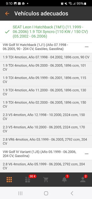 Amortiguadores y muelles koni seat,audi,volkswagen
