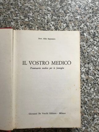 Libro vintage Il Vostro medico 1971