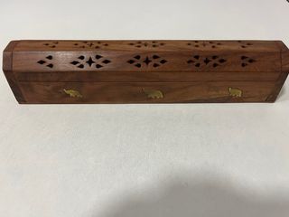 Caja de madera  para incienso