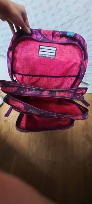 Mochila colegio niña, muy buena calidad, poco uso