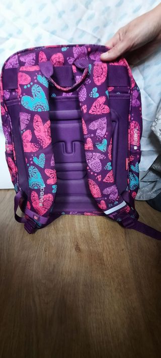 Mochila colegio niña, muy buena calidad, poco uso