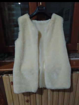 Gilet donna in pelliccia sintetica