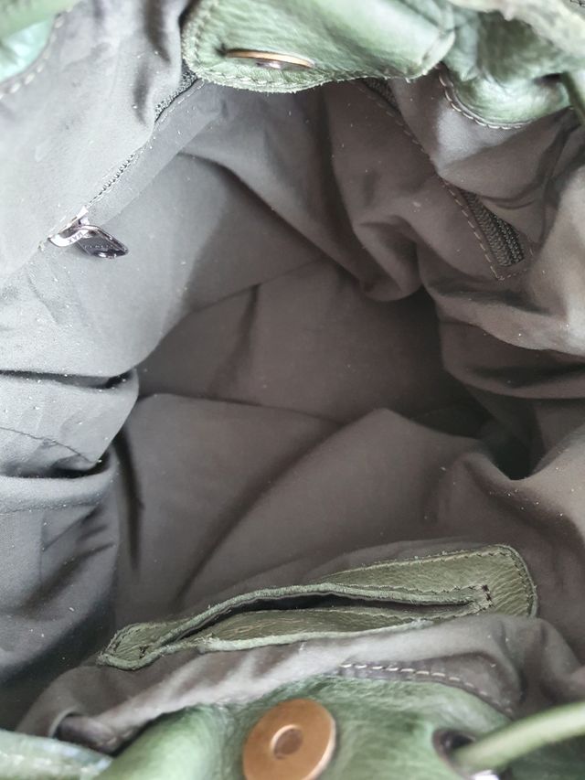 Bolso piel Ubrique color verde