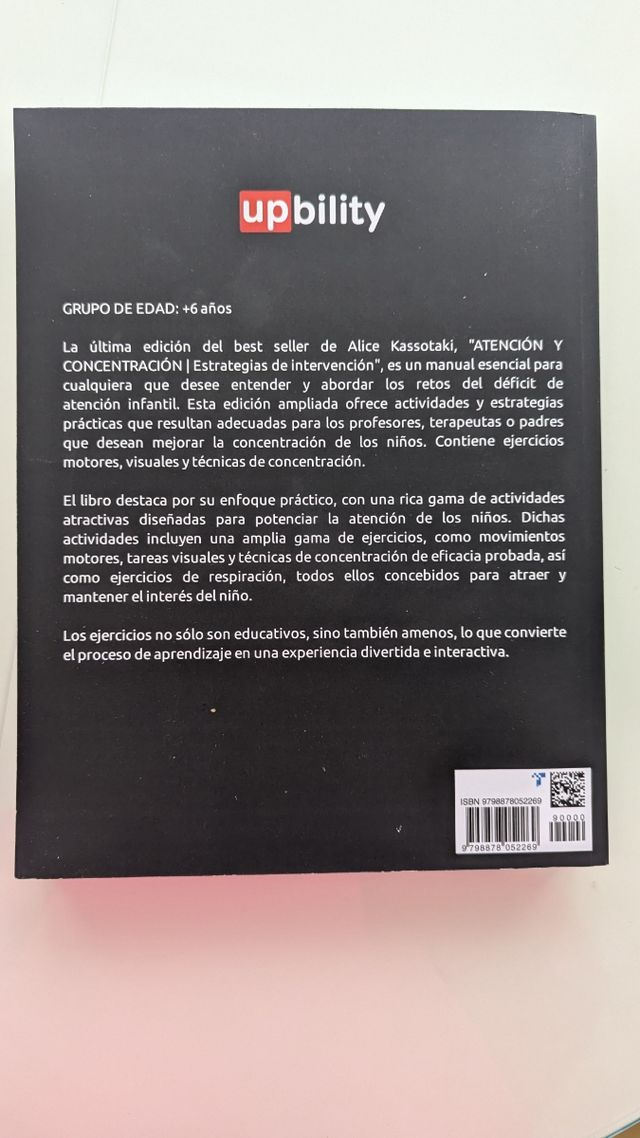 Libro Atención y Concentración