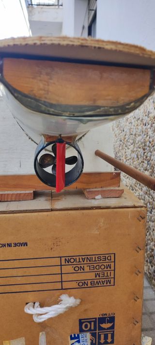 Barco grande sin terminar