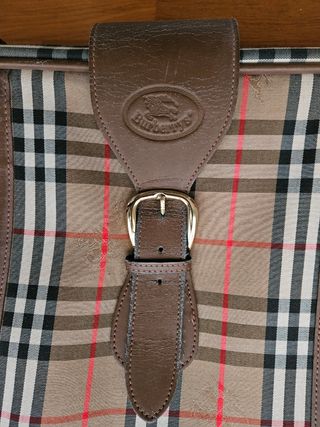 Burberry cloth travel bag