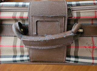 Burberry cloth travel bag