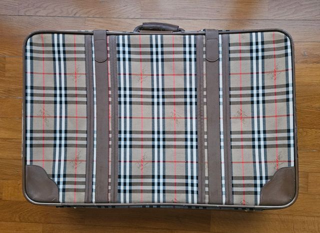 Burberry cloth travel bag