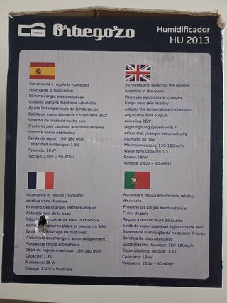 Humidificador Orbegozo