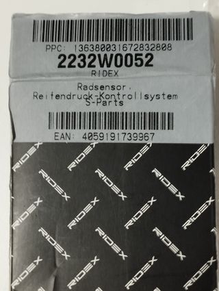 Sensores TPMS presión neumáticos