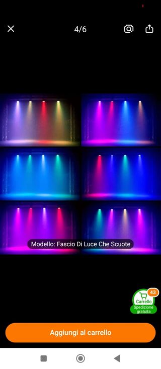 Testa mobile nuova discoteca Deejay dj