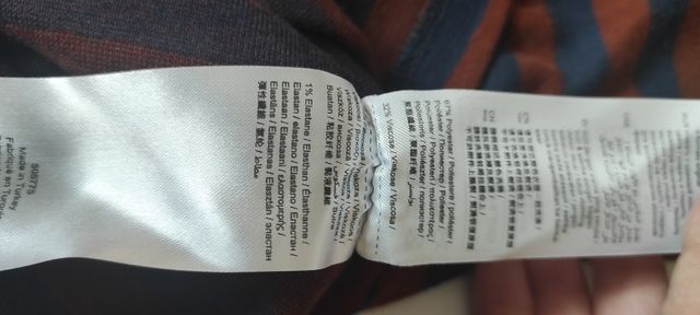 Vestido invierno a rayas