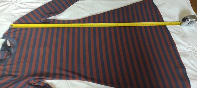 Vestido invierno a rayas