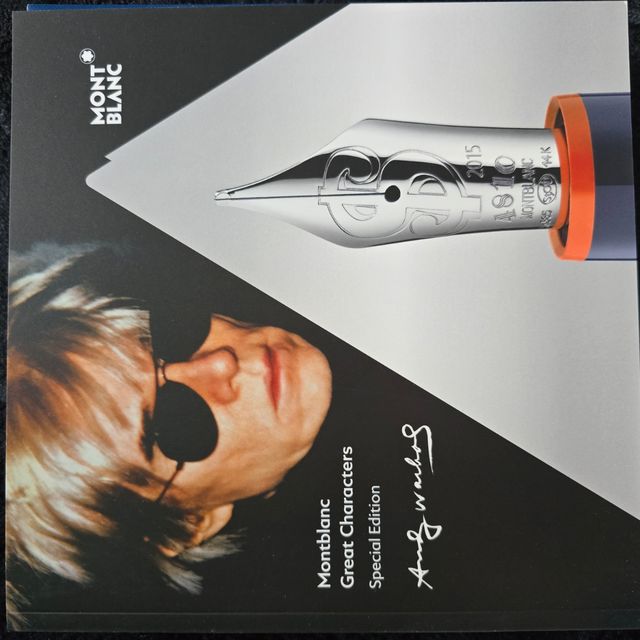Bolígrafo Montblanc Warhol nuevo