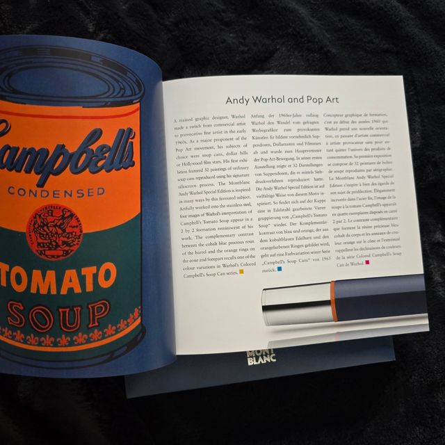 Bolígrafo Montblanc Warhol nuevo