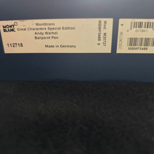 Bolígrafo Montblanc Warhol nuevo