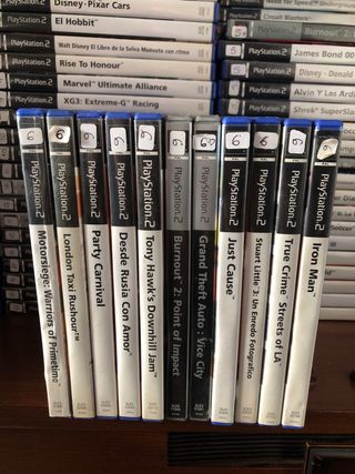 JUEGOS A 6 CADA UNO PS2