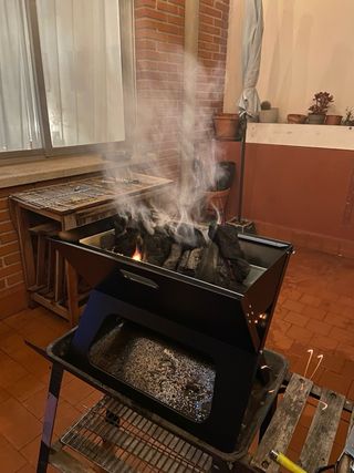 Barbacoa plegable 