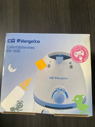 Calientabiberones con adaptador para el