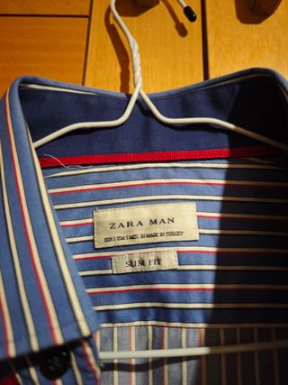 Camisa Zara Azul