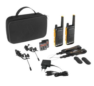 Maletín con 2 walkies MOTOROLA T-82 EXTREME PMR446