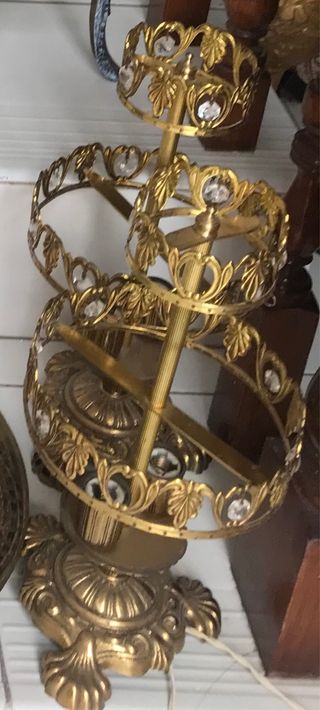 2 Lámparas bronce