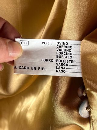 Cazadora chaqueta chupa de piel