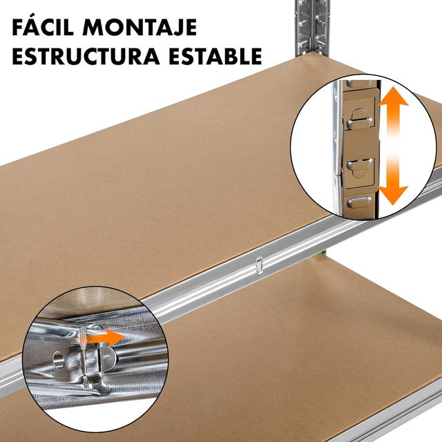 Estantería Metálica Galvanizada 875 Kg