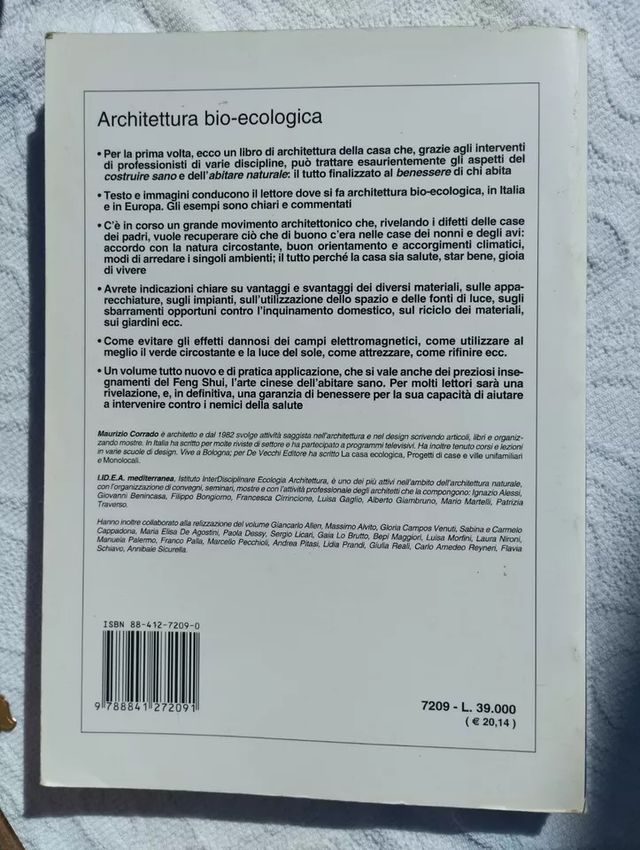 ARCHITETTURA BIO ECOLOGICA - Maurizio Corrado