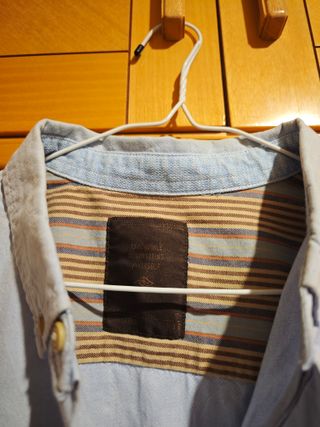 Camisa Bershka Azul Claro