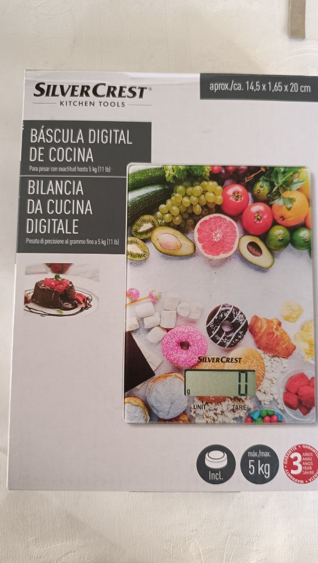 Balanza digital de cocina