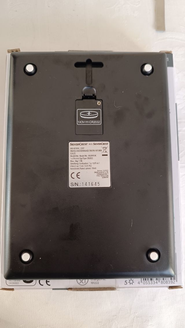 Balanza digital de cocina