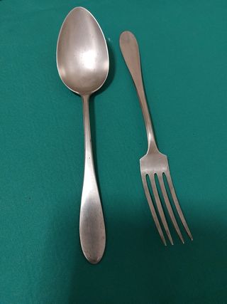 Posate da portata in silver plated