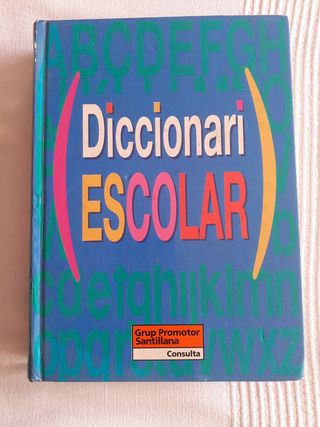Diccionari escolar catalan