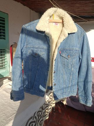Cazadora vaquera Levis vintage forro 40