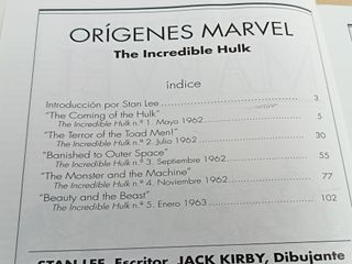 ORÍGENES MARVEL - THE INCREDIBLE HULK (FORUM 1992)