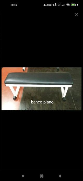 Banco plano