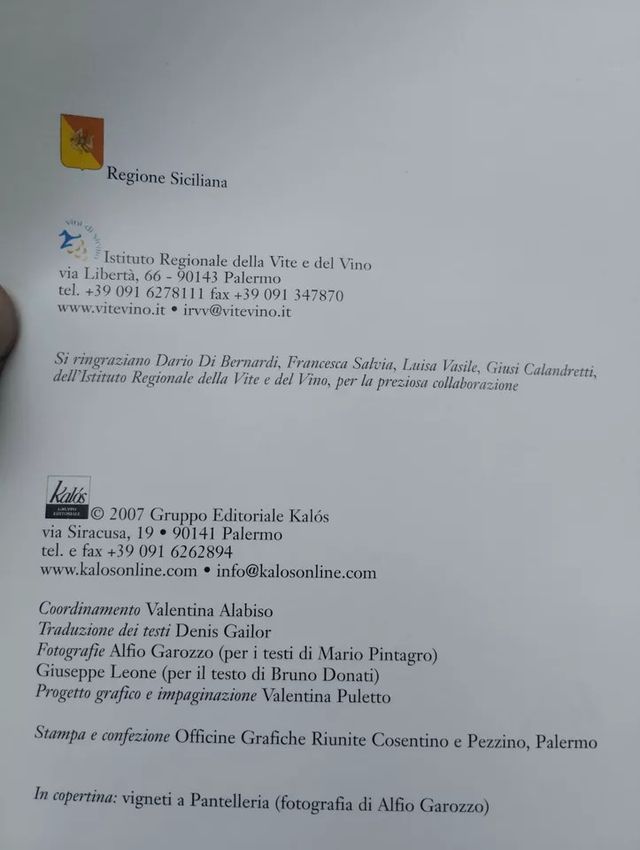 VINI DI SICILIA Vinitaly2007 Roberto Alajmo Donato