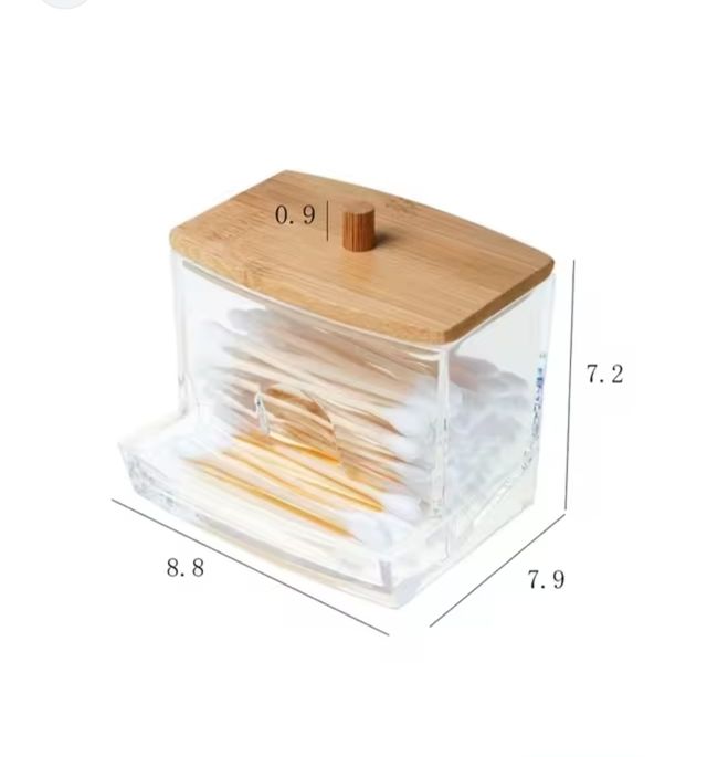 Caja para bastoncillos de algodón