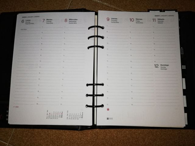 Agenda de anillas Miquel Rius 2025